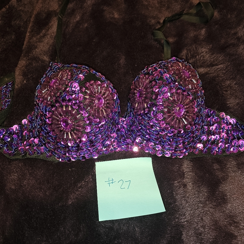 Purple Seqiun Bra Costume